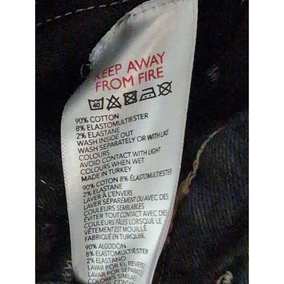 BDG Urban Outfitters trendy Y2k low rise black gray denim flare pants 26 - Picture 11 of 15